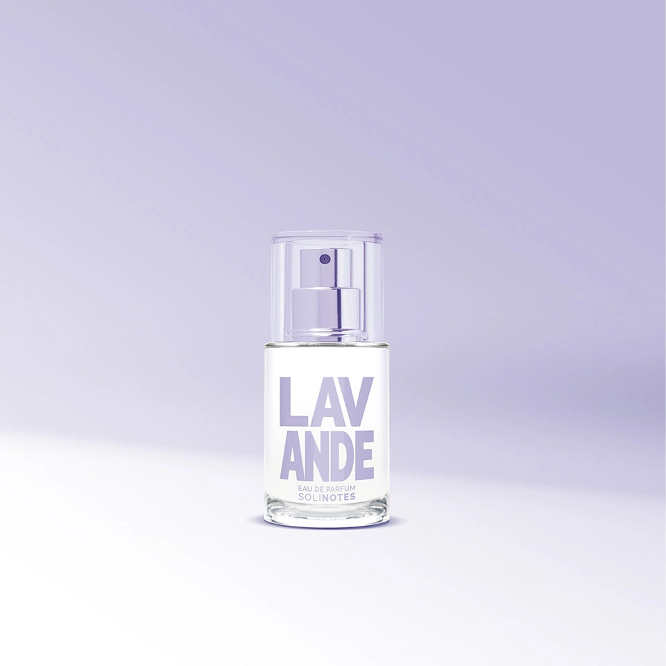Top Notes: Lavender. Heart Notes: Violet, Olive Wood. Base Notes: White Musk, Tonka Bean, Vanilla.