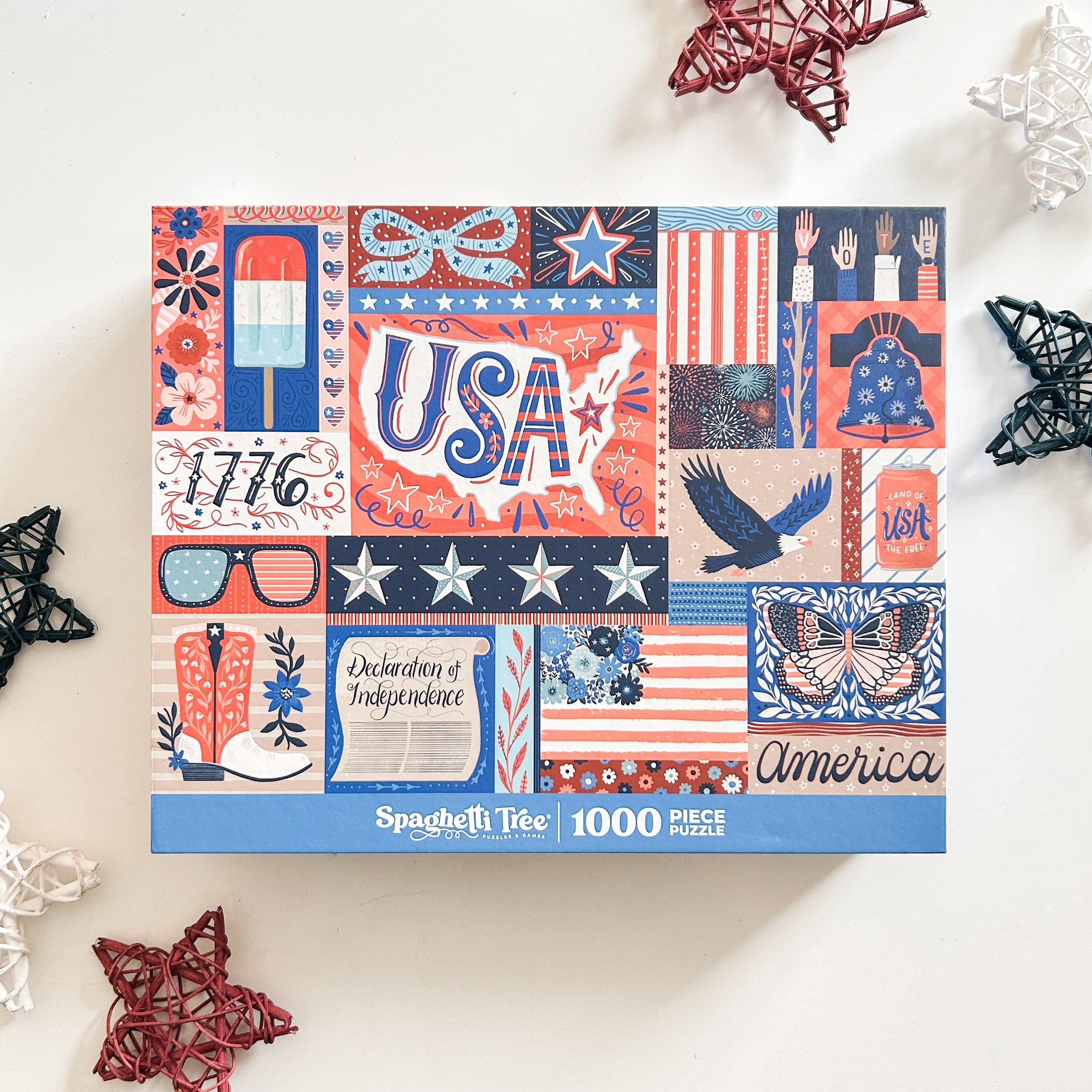 Red, White & Blue 1000 Pc Puzzle