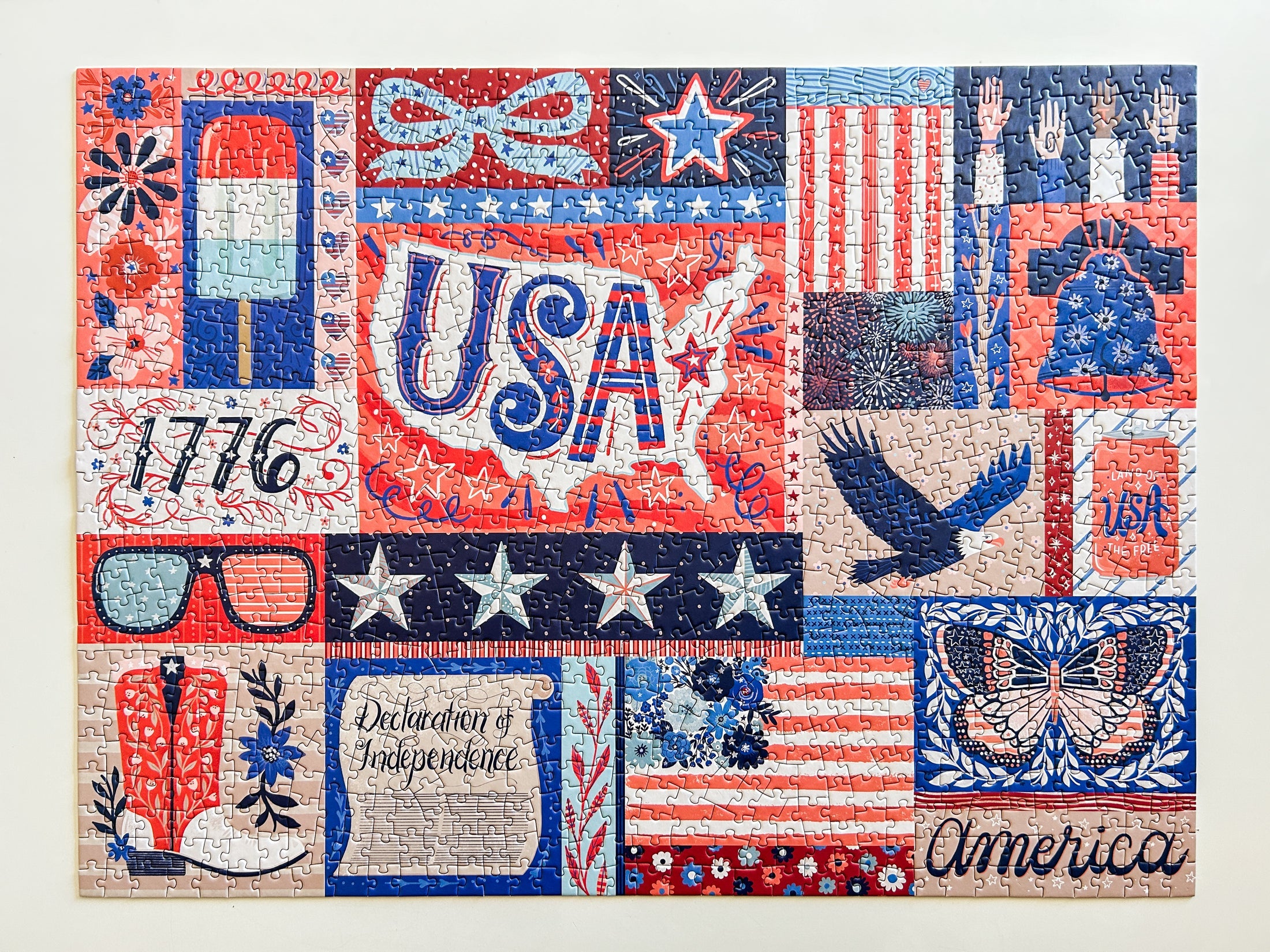 Red, White & Blue 1000 Pc Puzzle