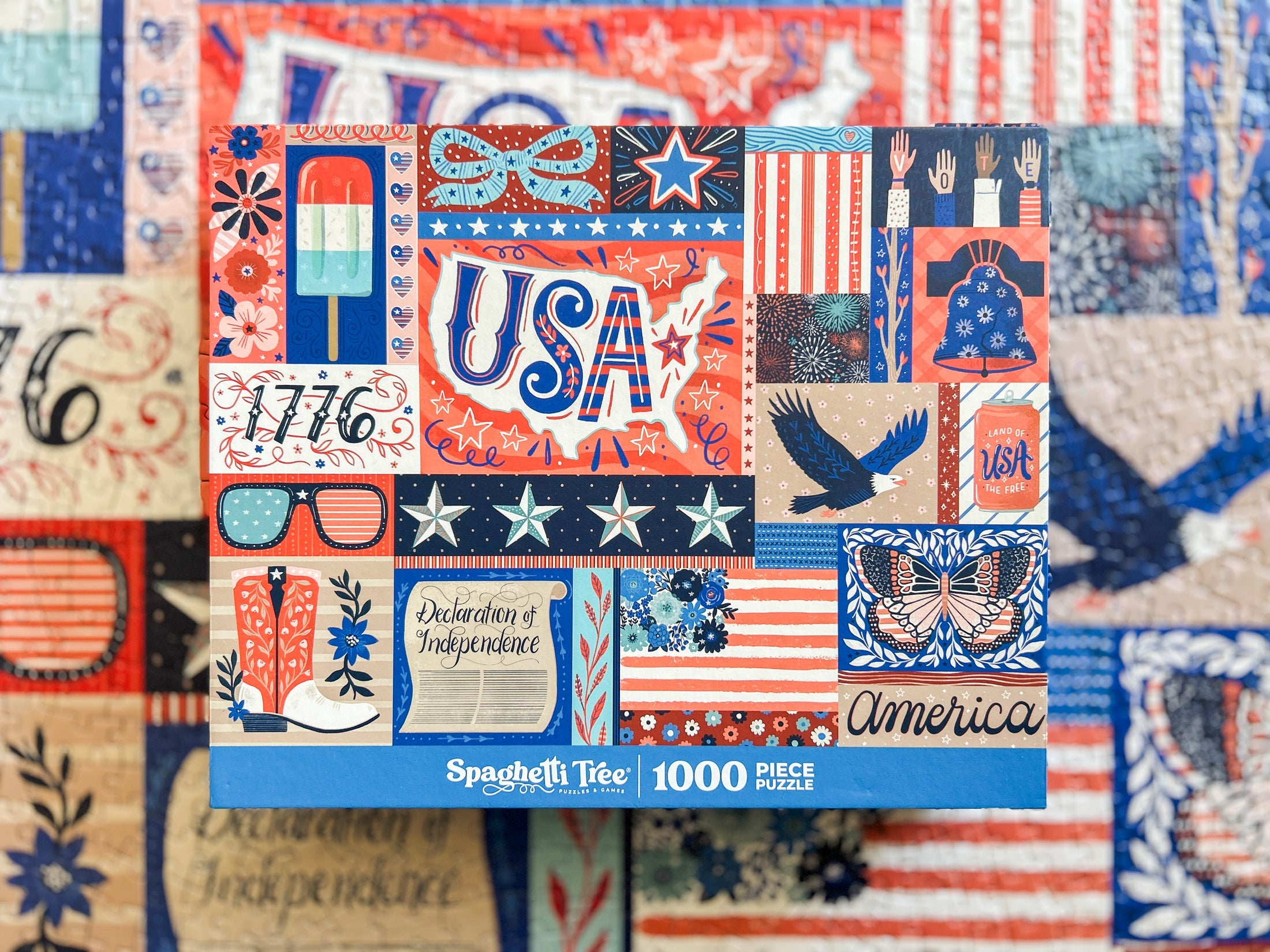 Red, White & Blue 1000 Pc Puzzle