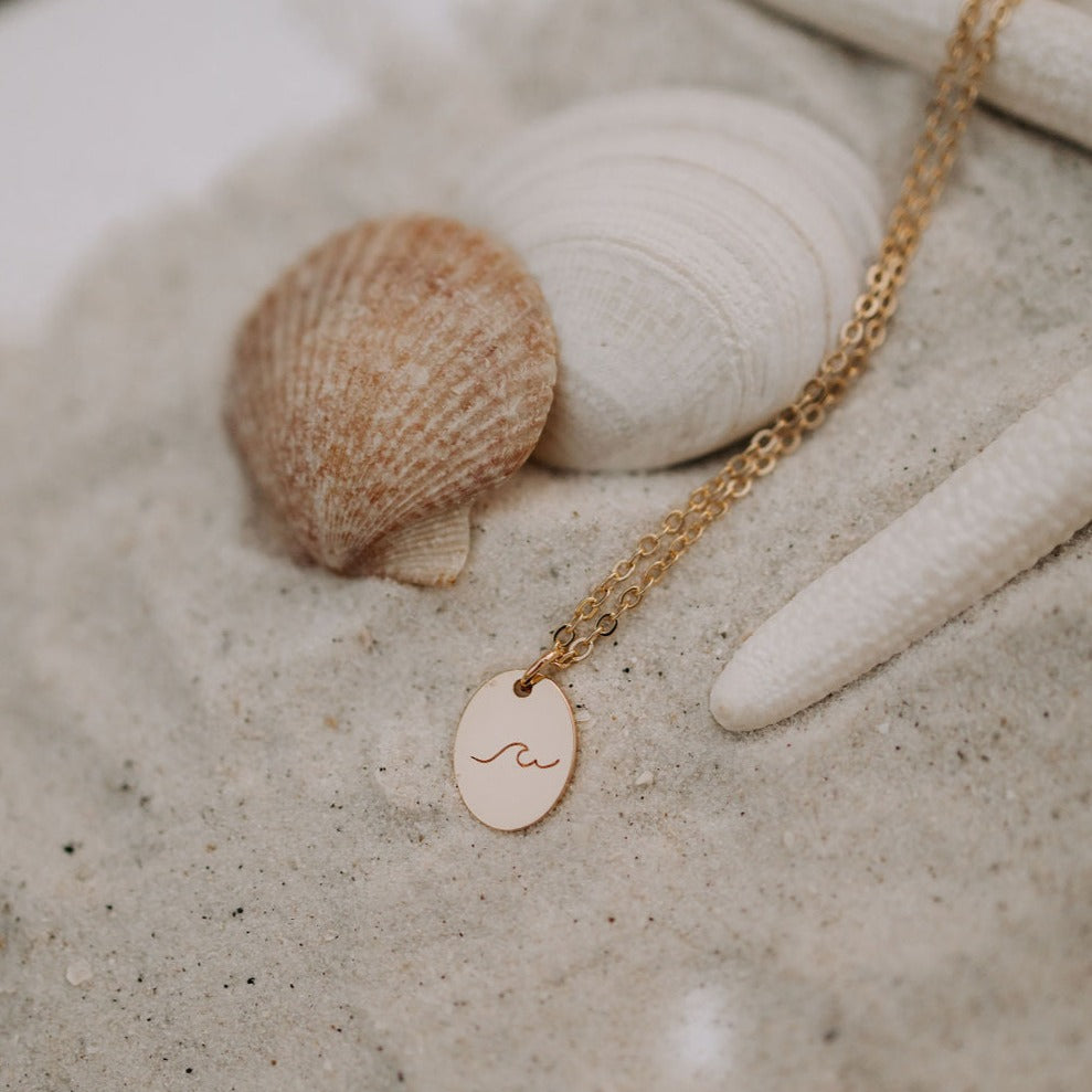 Pacific Wave Necklace - Mauve Jewelry Co.