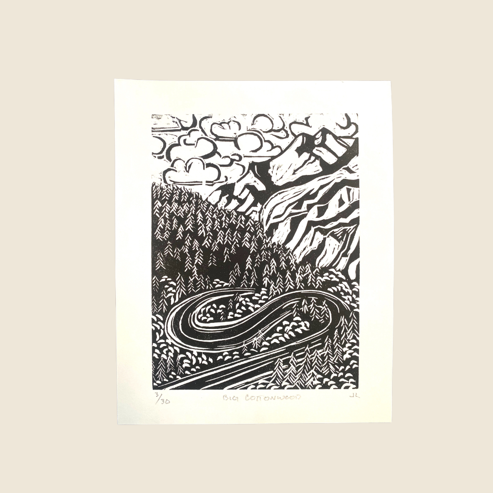 Big Cottonwood - Original Art - Road Trip Art Show