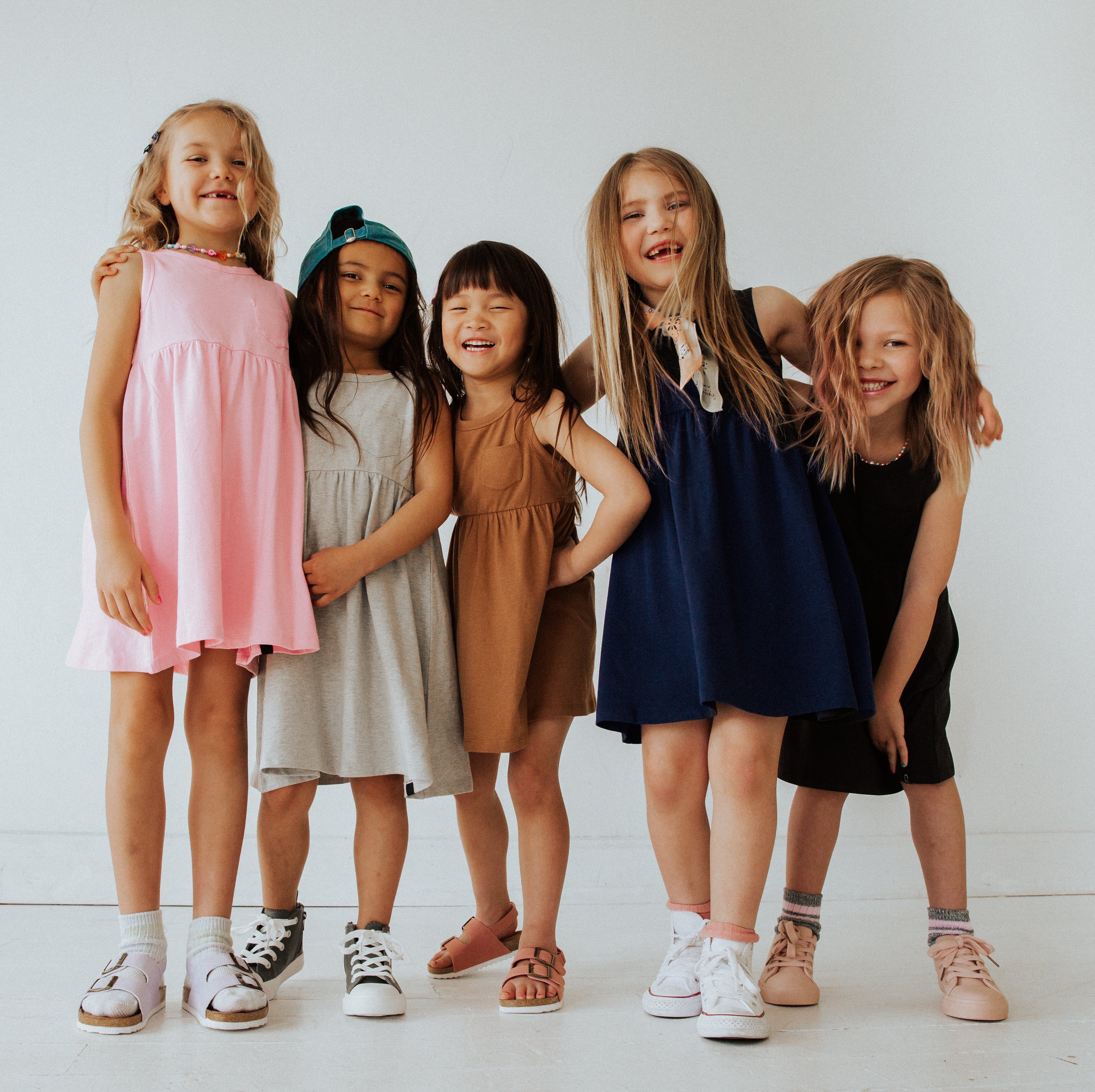 Essentials Tank Dress - 'Heather Gray'