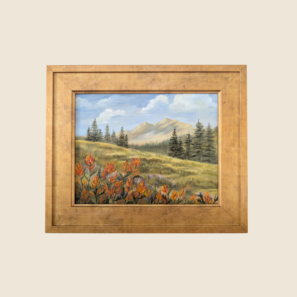 Blooms Like Wildfire, Albion Basin - Original Painting - Flourish Art Show