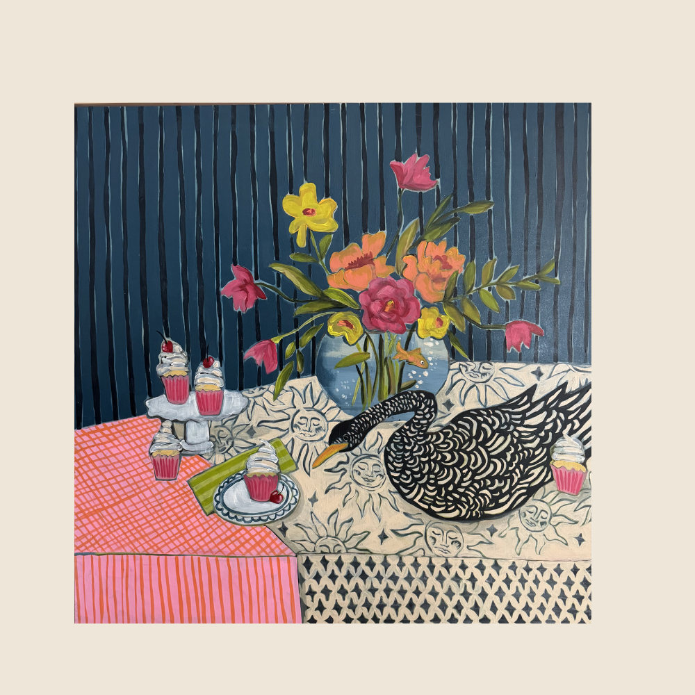 Cupcakes for Breakfast - Original Painting - Flourish Art Show