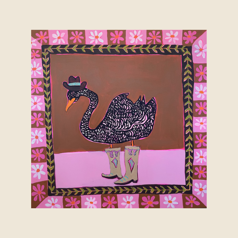 Not My First Rodeo - Original Painting - Flourish Art Show