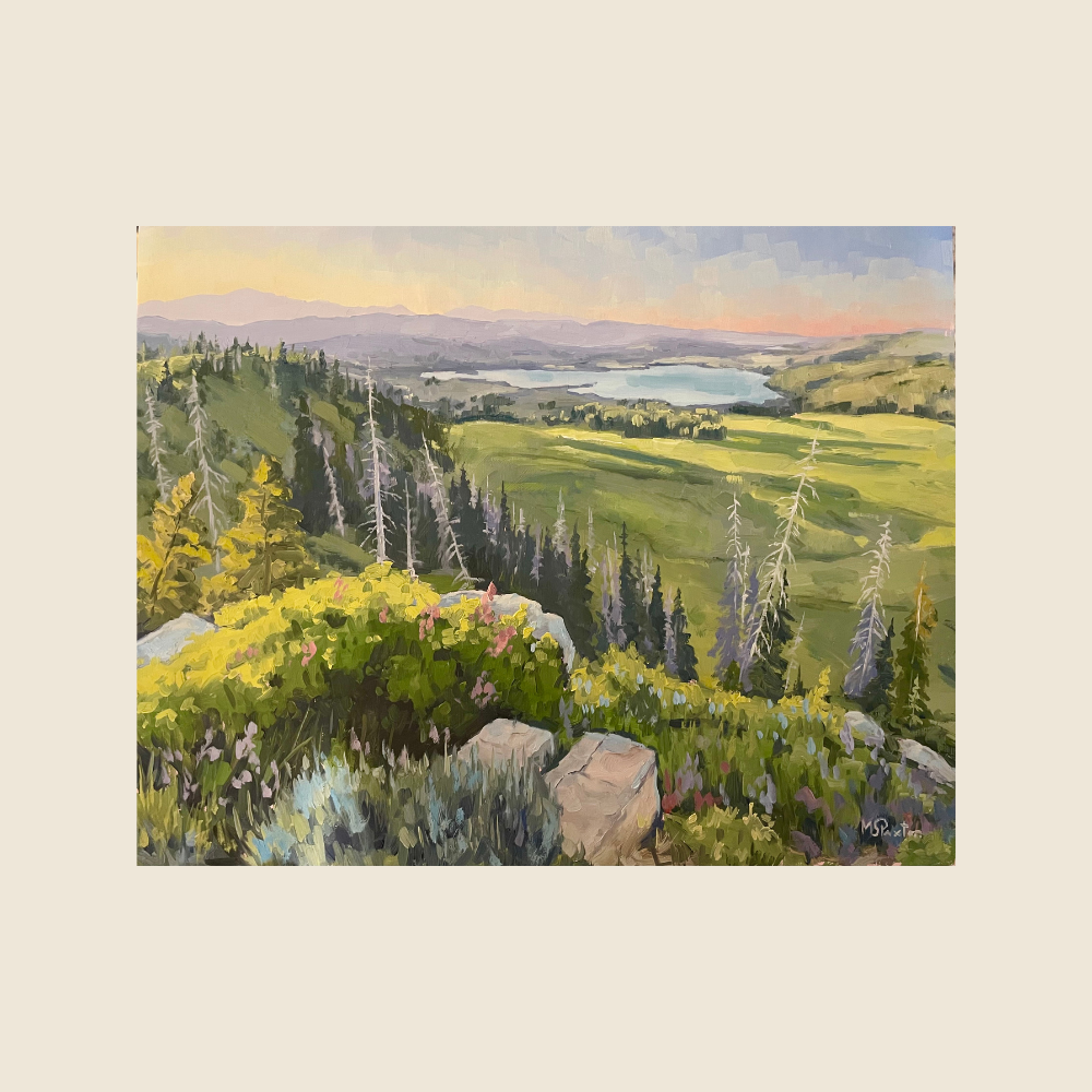 Hillside Colors - Original Painting - Flourish Art Show