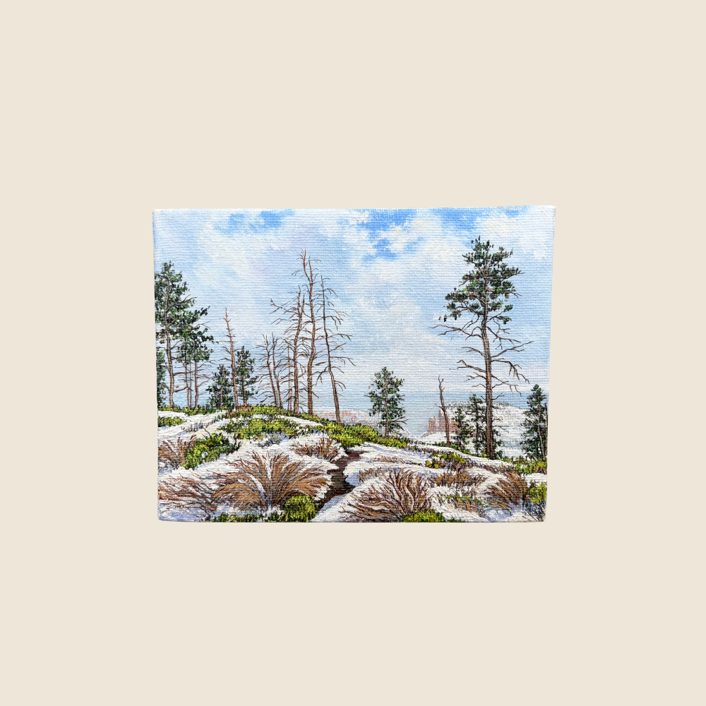 Bryce in White - Original Painting - Road Trip Art Show