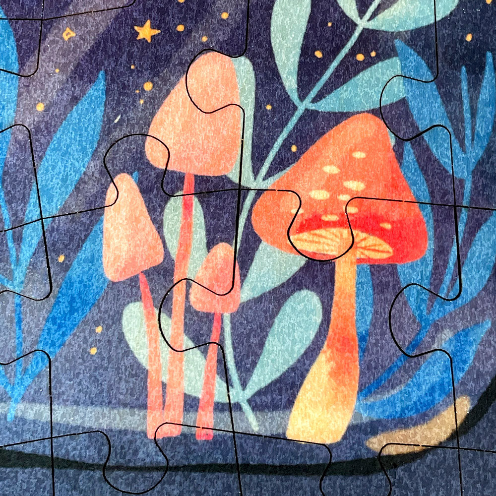Mystic Moths Wood Puzzle