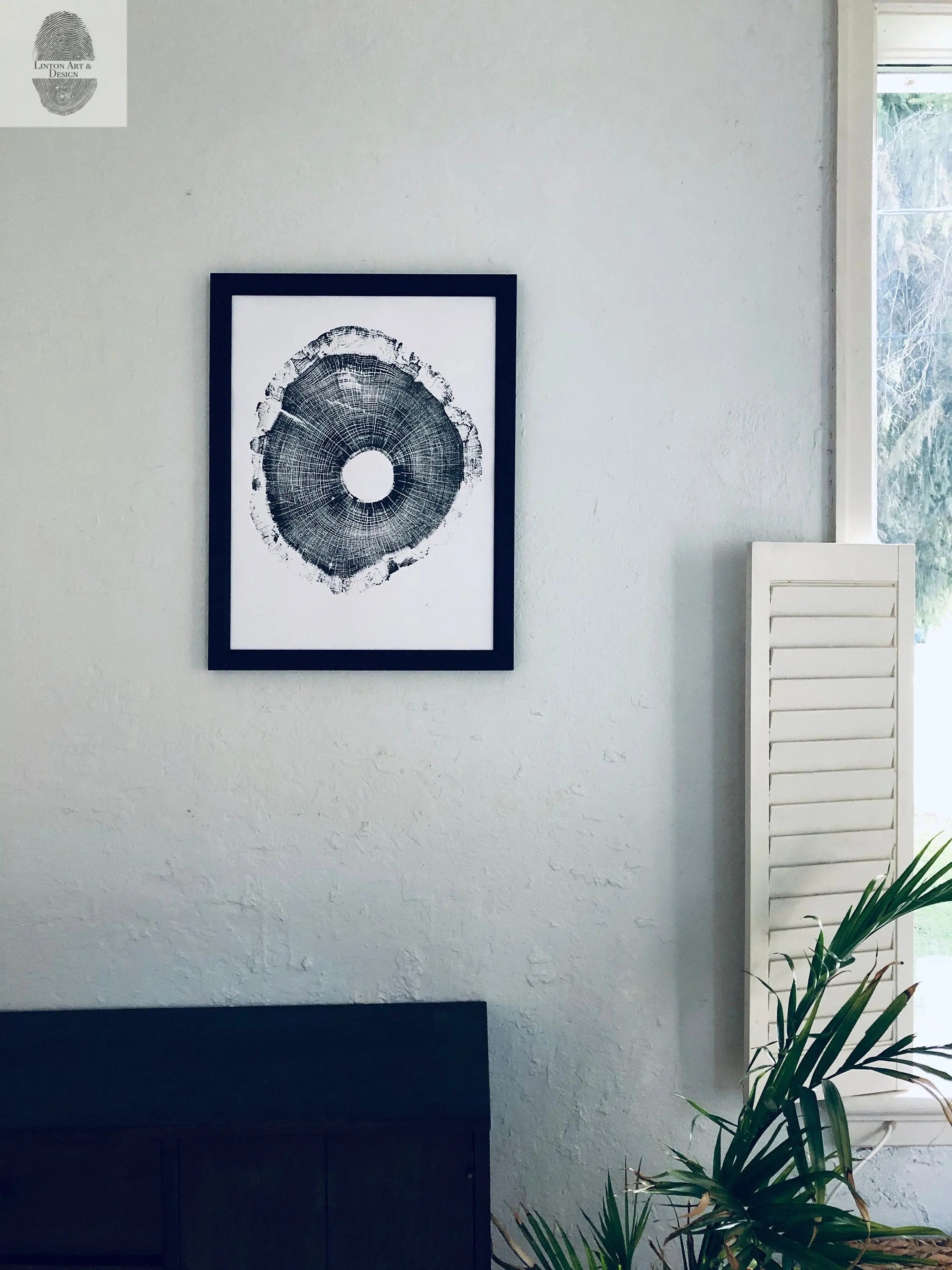 North Carolina Tree Art - Oak - 18x24 print