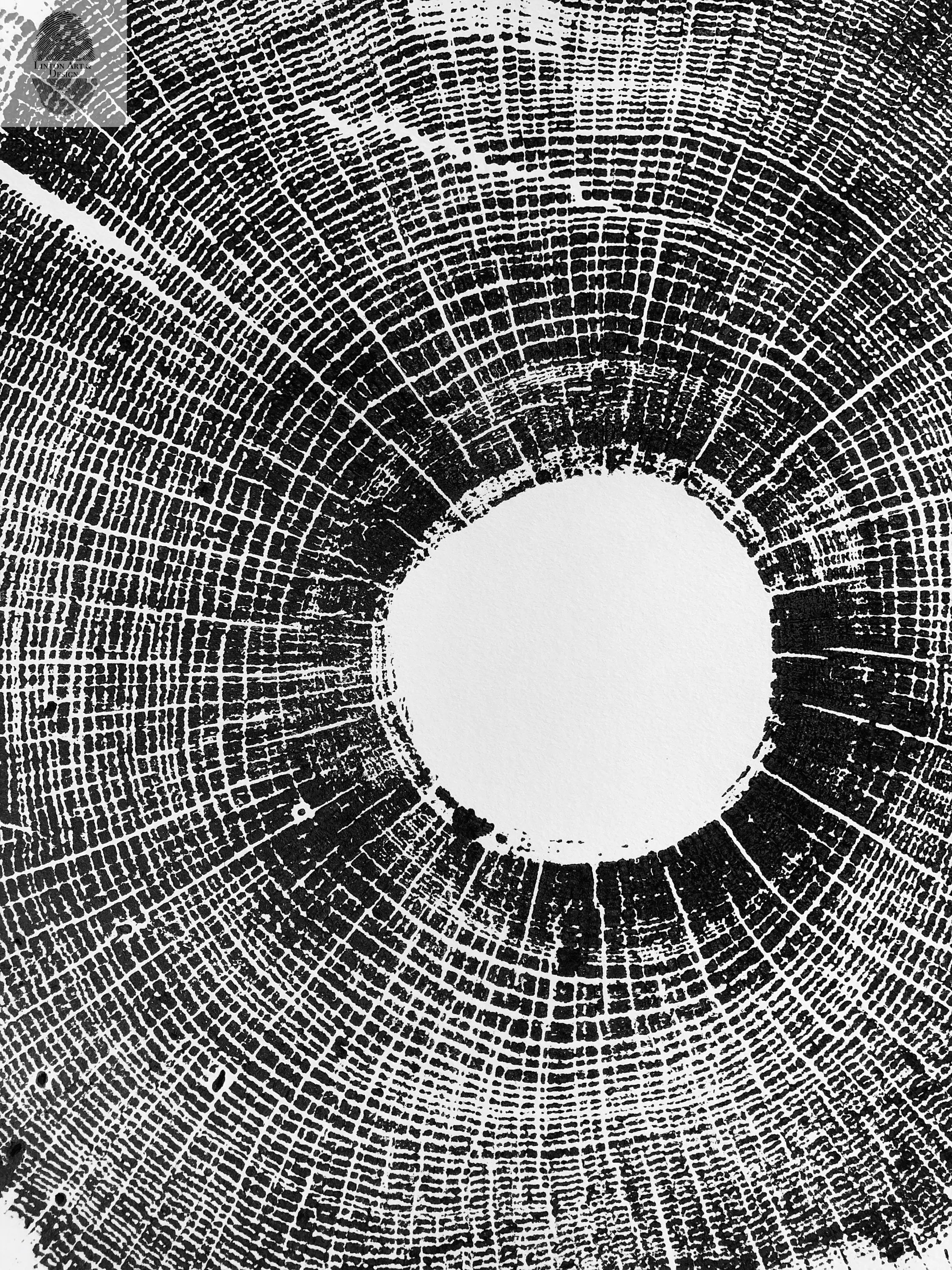 North Carolina Tree Art - Oak - 18x24 print