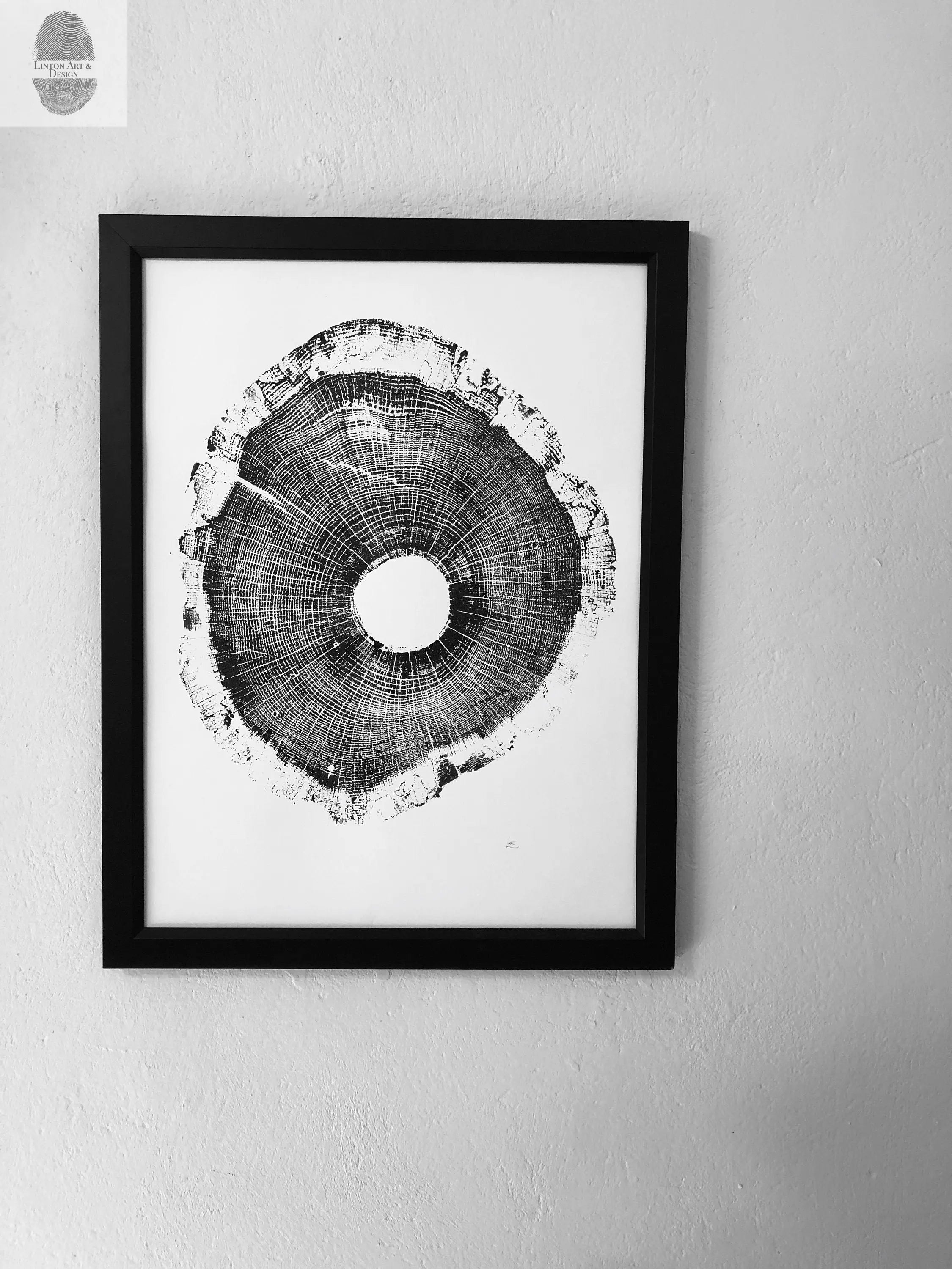 North Carolina Tree Art - Oak - 18x24 print