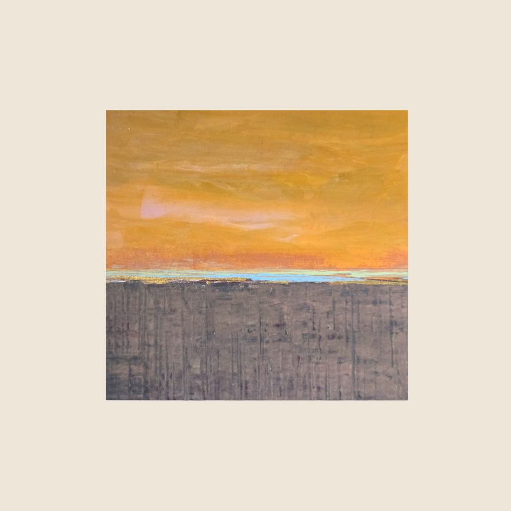 "Western Sunset" - Original Painting - New Beginnings Art Show