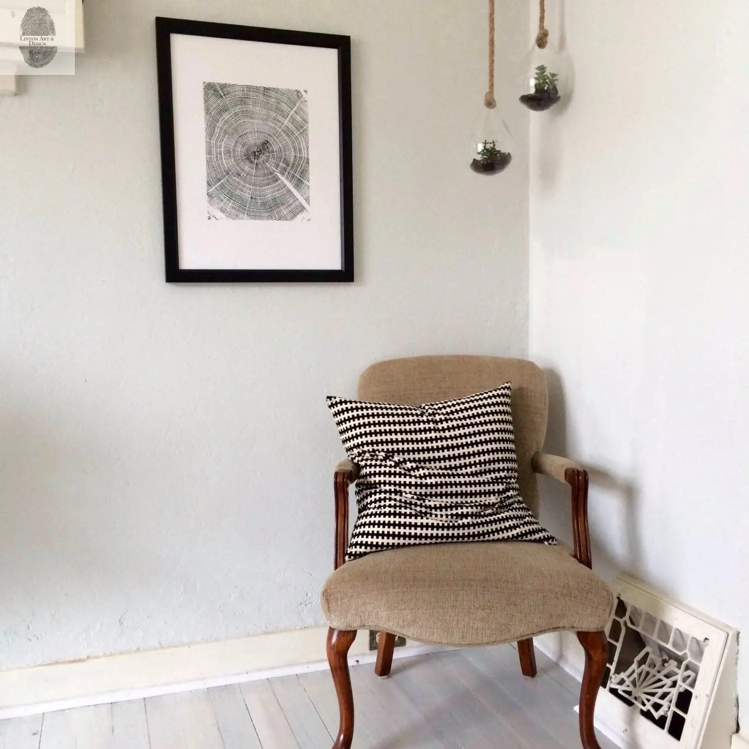 Oak Tree Ring Print- 18x24 print