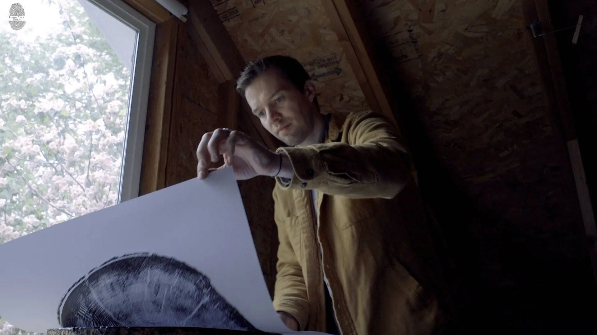 Oak Tree Ring Print- 18x24 print