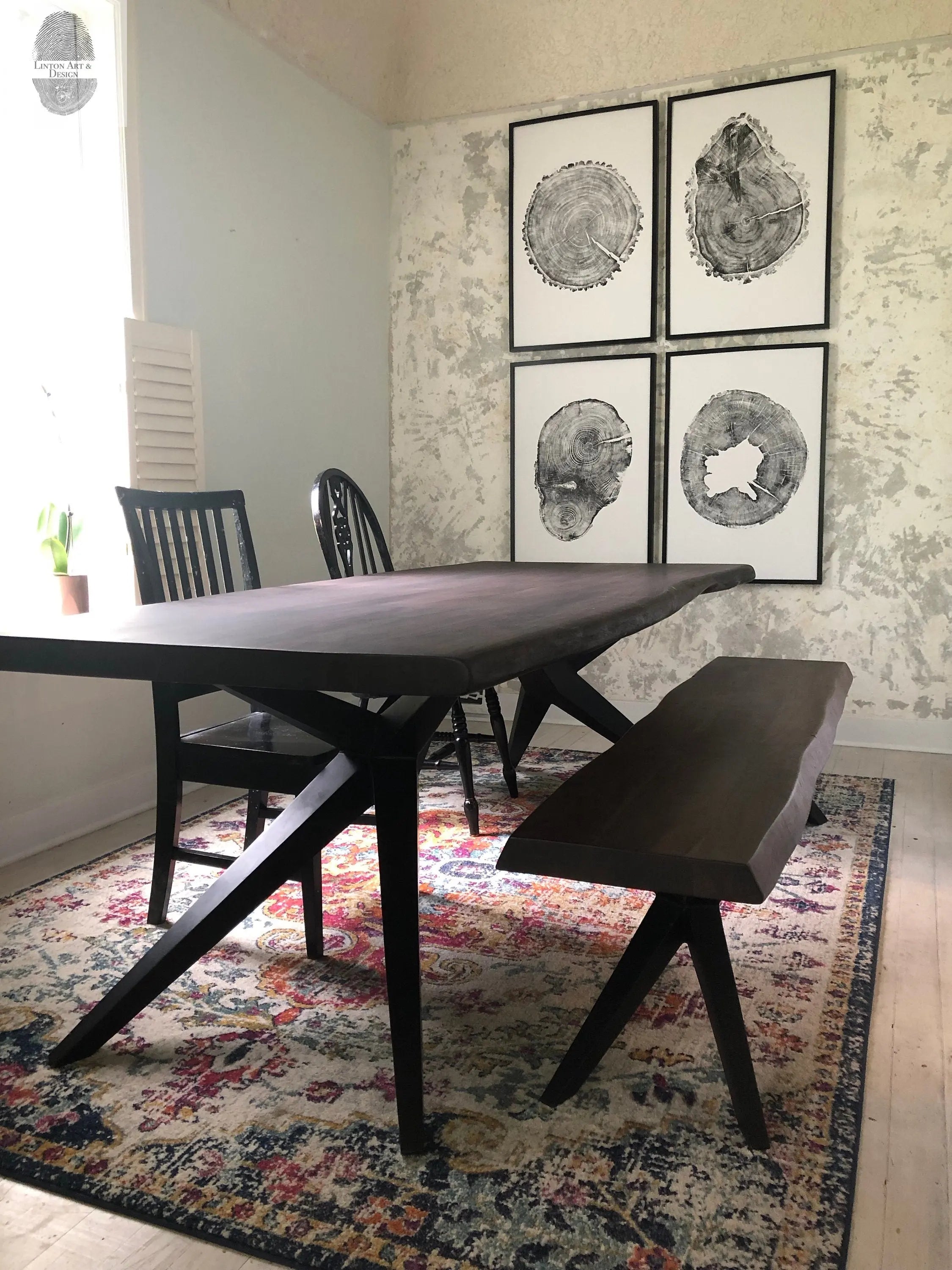 Oak, Pine, & Hemlock Set of 4 - 24x36 each print