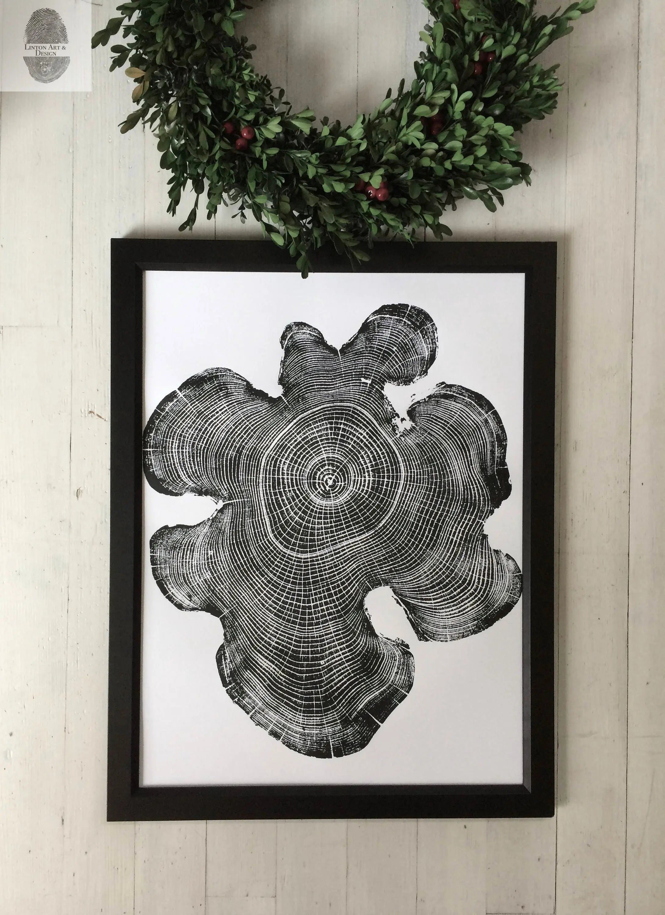 Ohio Locust tree art - 18x24 print