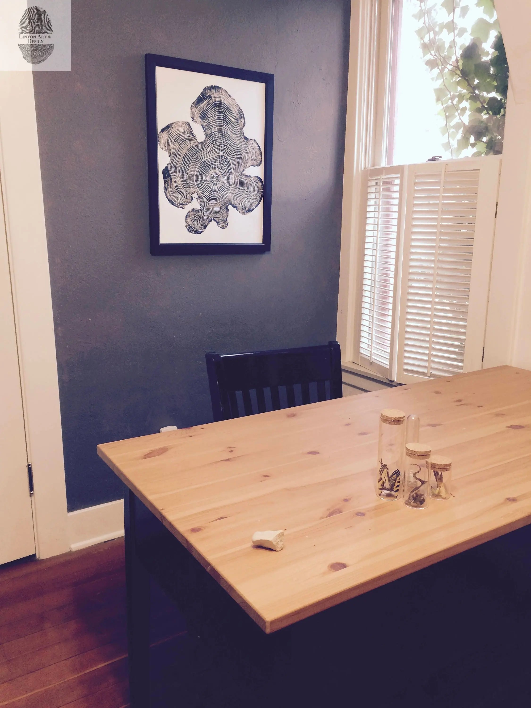 Ohio Locust tree art - 18x24 print