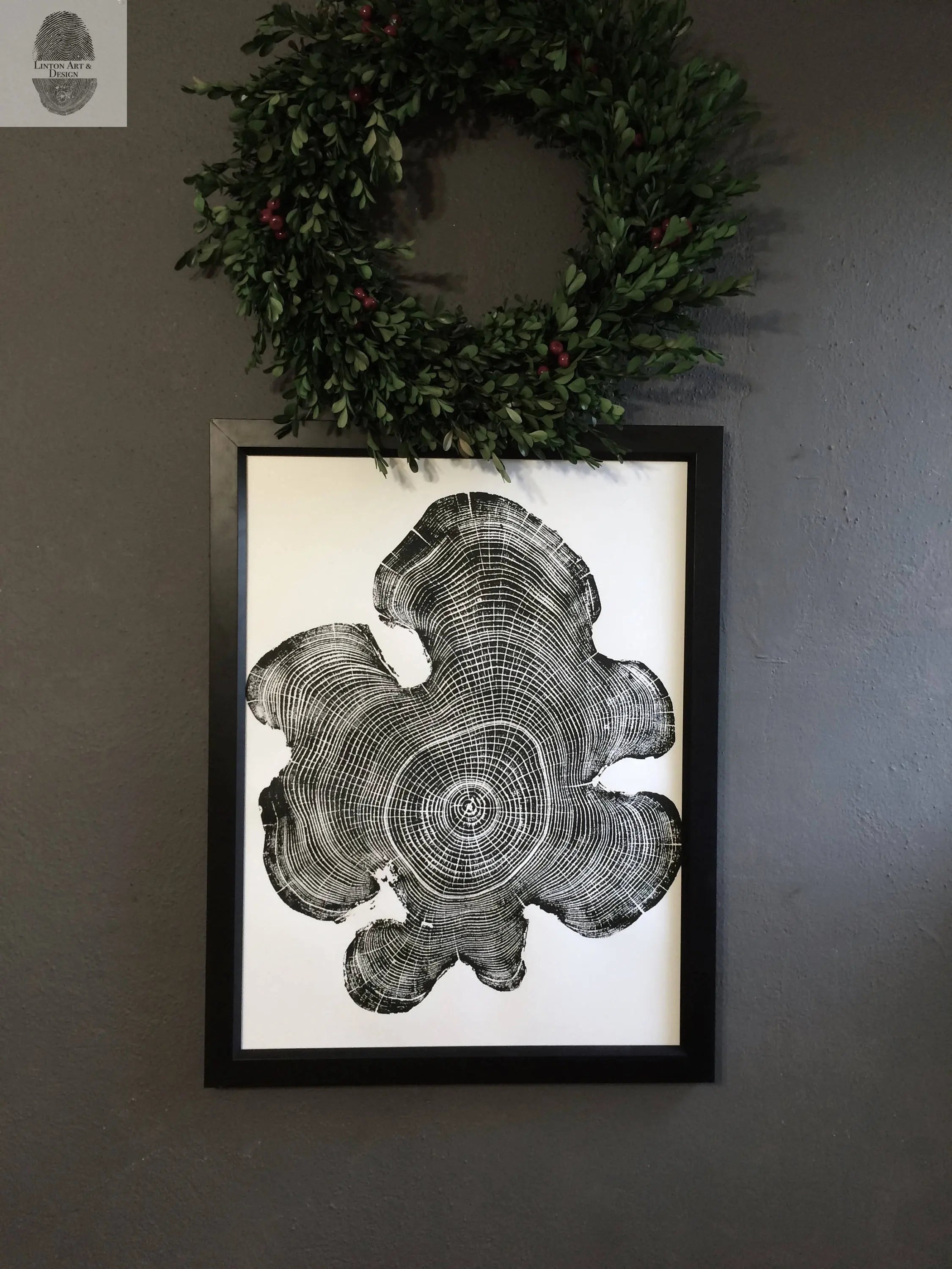 Ohio Locust tree art - 18x24 print