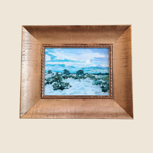 "Winter in Oak City" - Original Painting - Winter Solstice Art Show