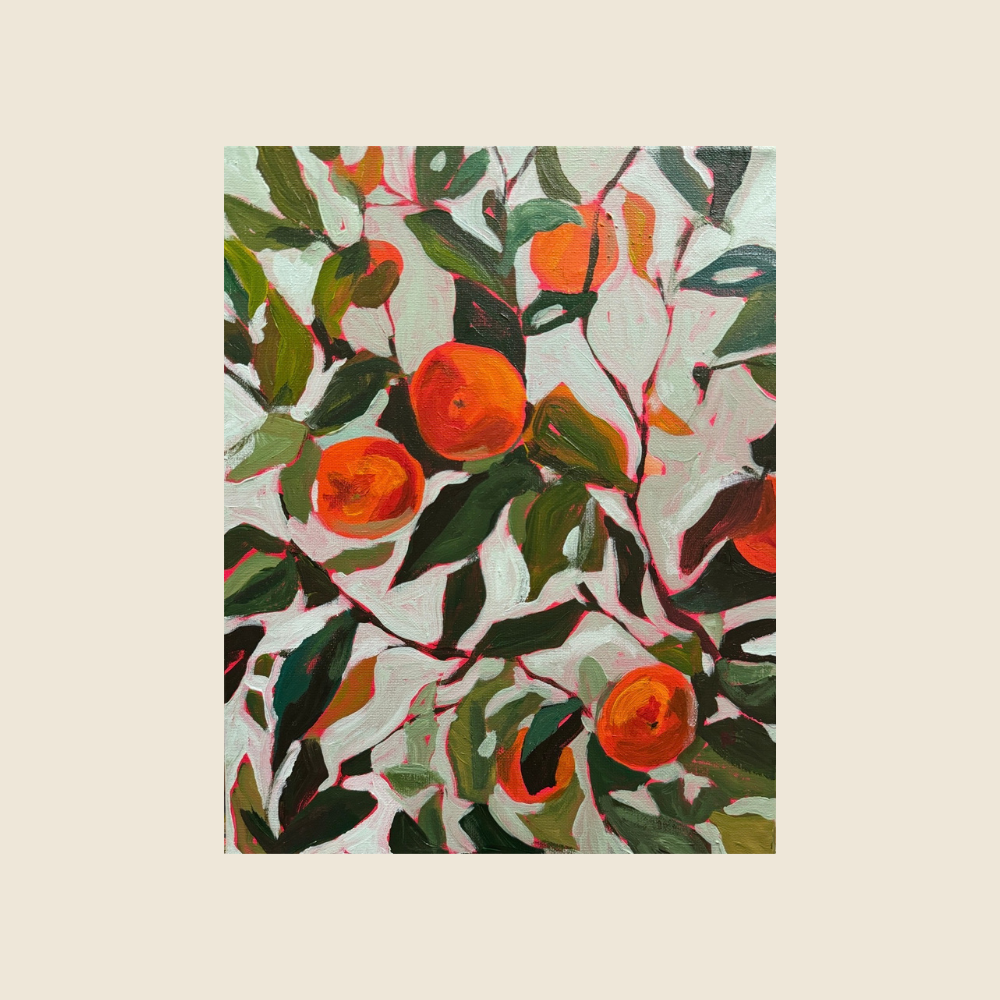 "Orange Tree" - Original Painting - New Beginnings Art Show