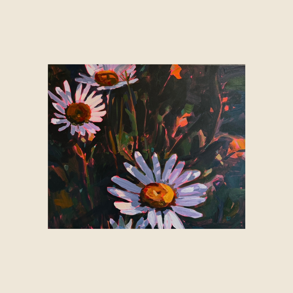 Peeking Petals - Original Art - Understory