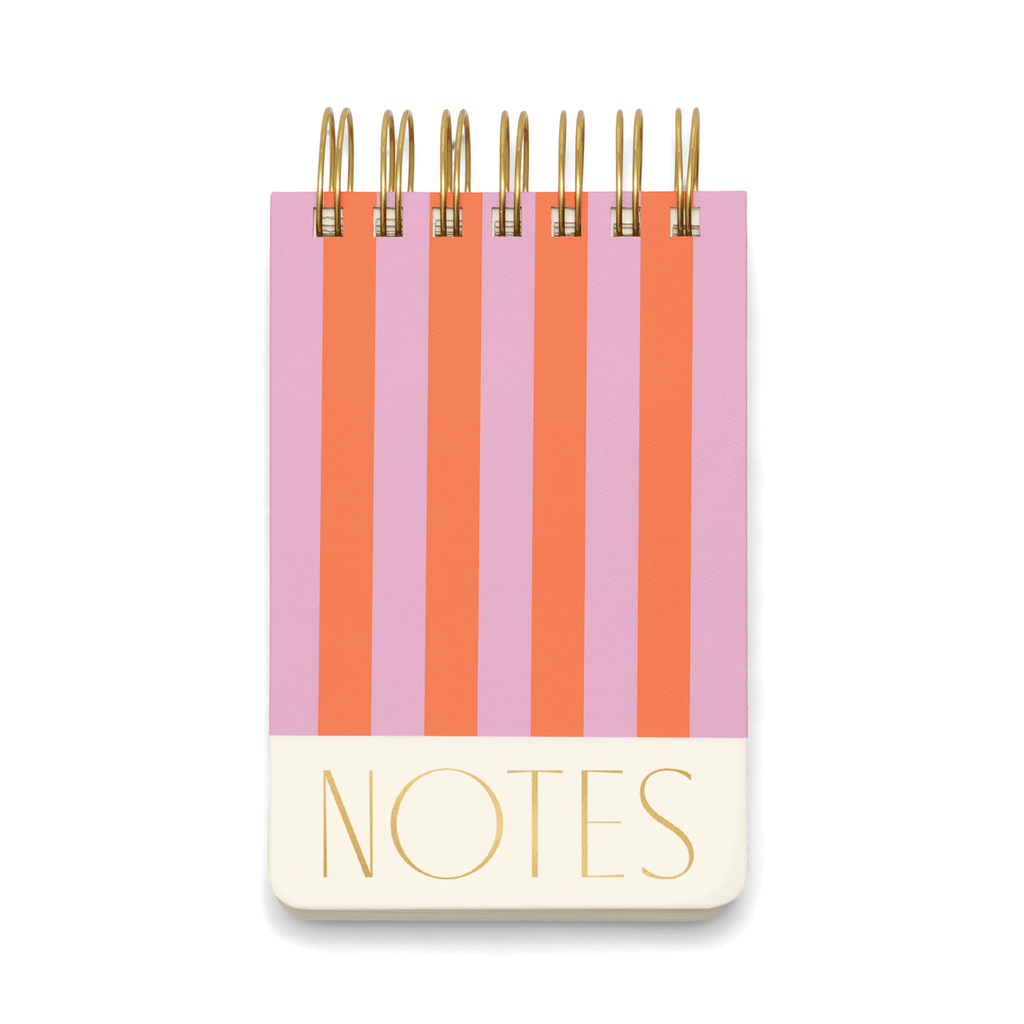 This&nbsp;mini notepad contains 192 lined sheets featuring perpetual headers for maximum note-taking that doesn’t eat up space in your bag. Makes the perfect gift for on-the-go scribblers or those in desperate need of a little fab to fight the office drab.