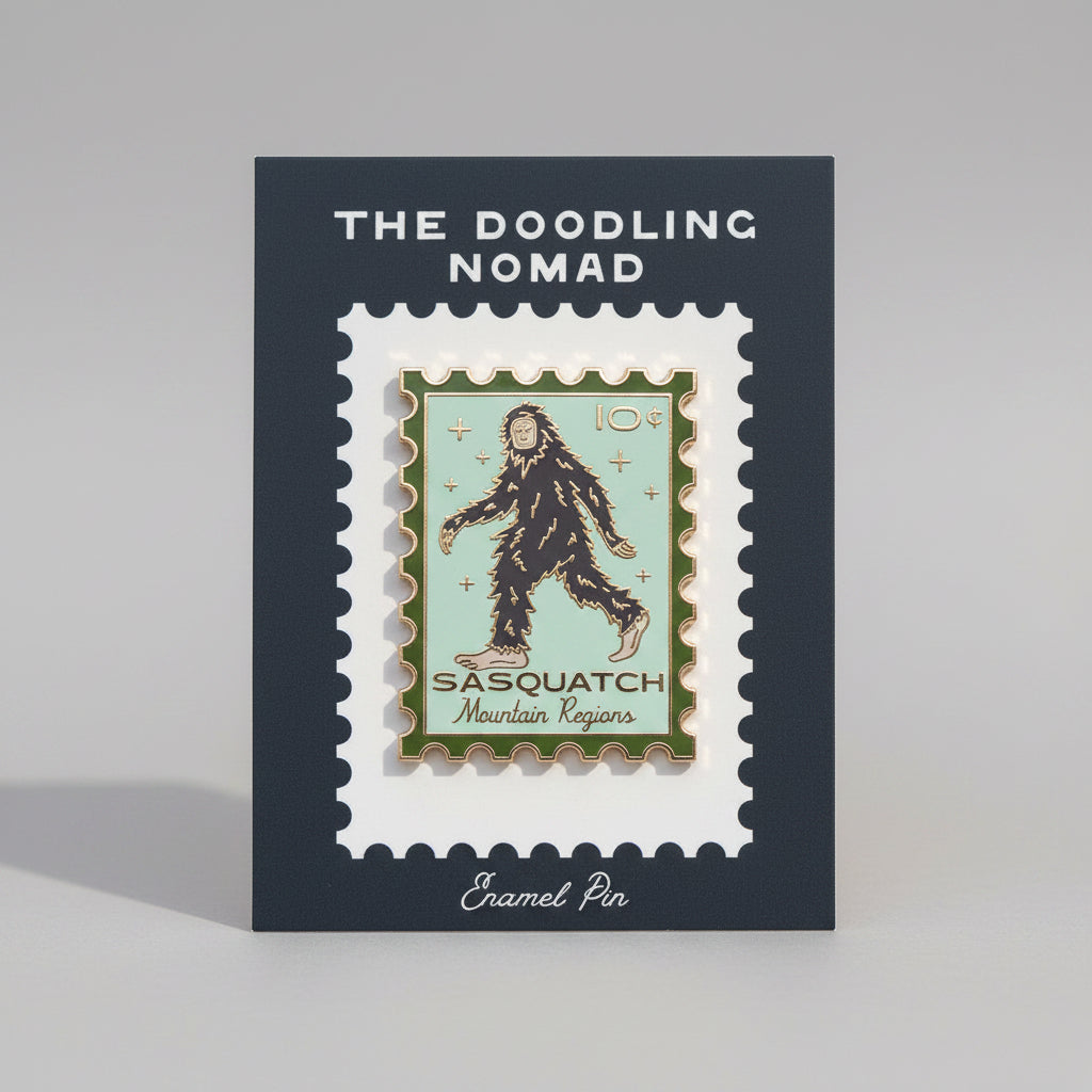 Sasquatch Enamel Pin