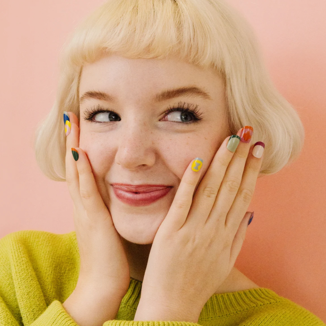 Colorful Shapes Gel Nail Strips