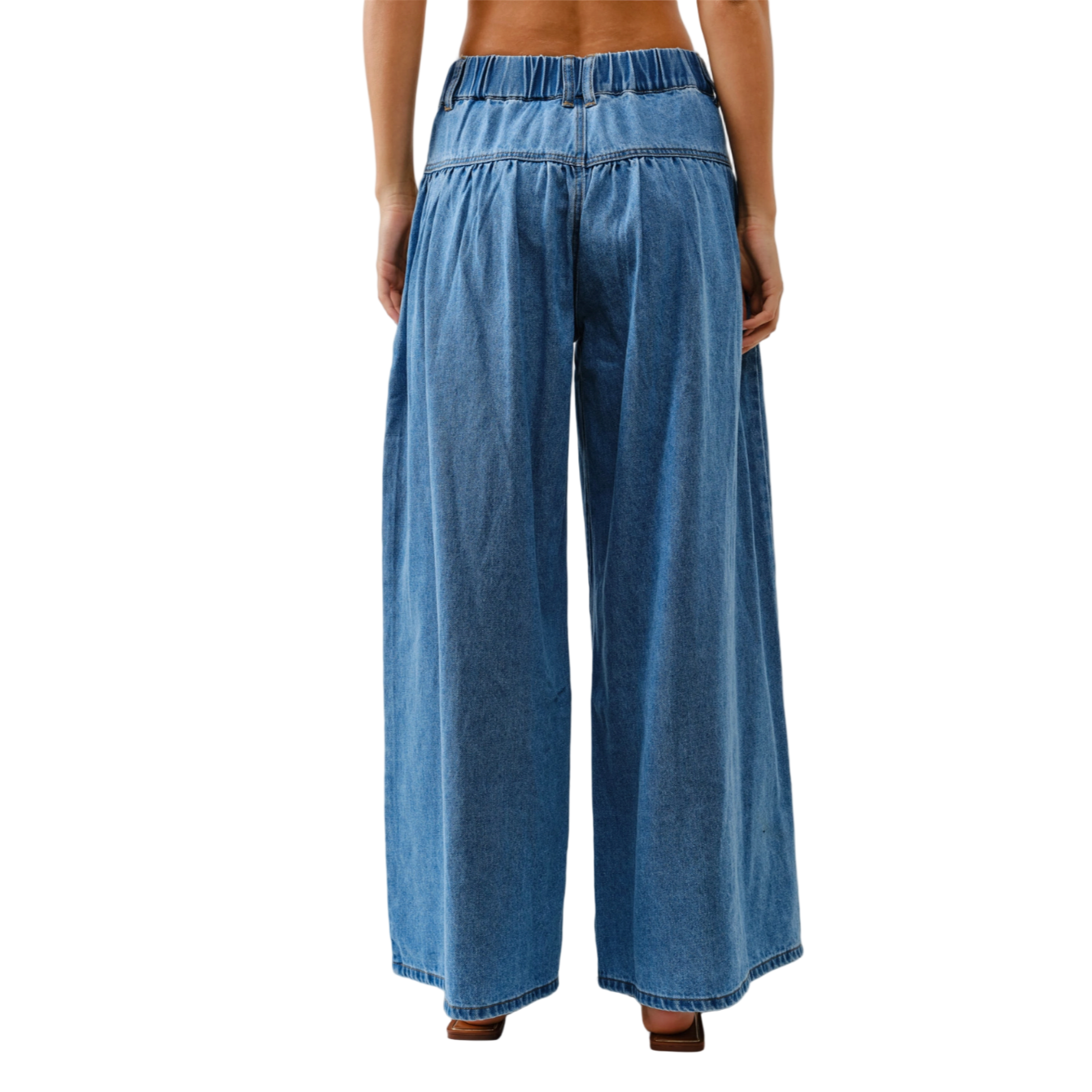 Front Button Down Flare Jeans