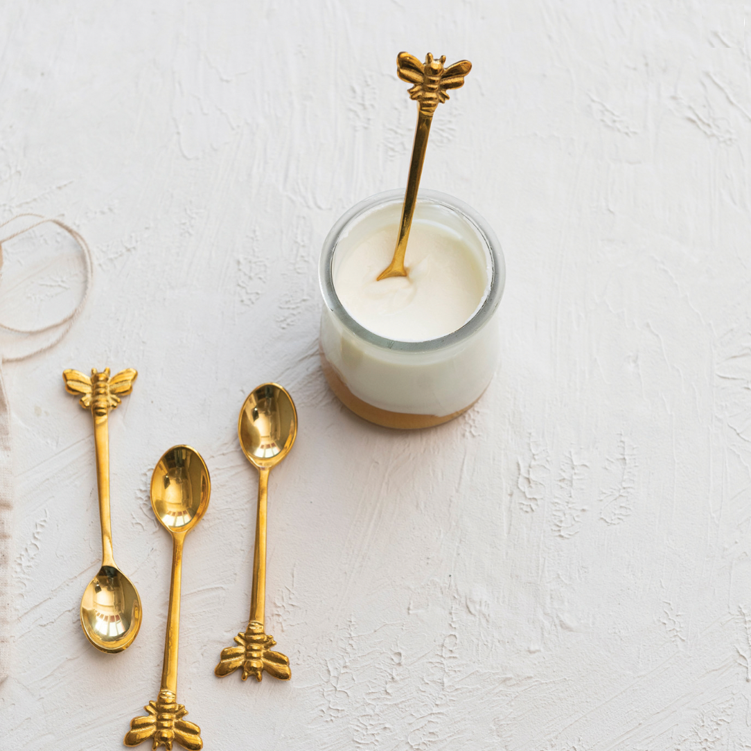 Brass Spoons w/ Bees