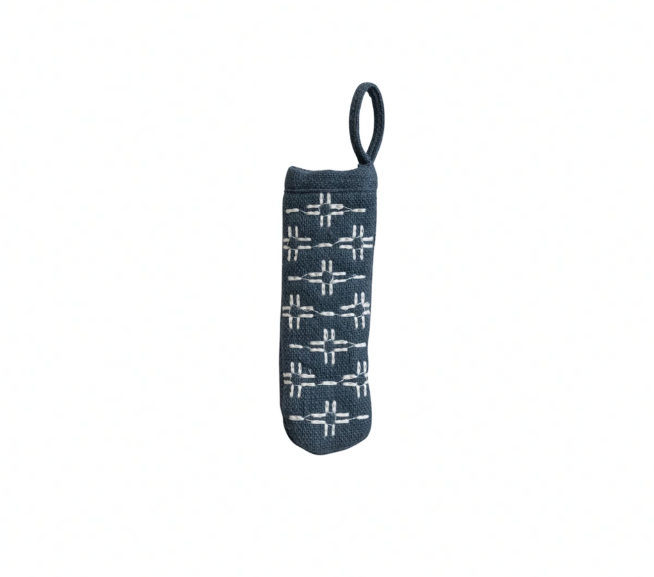 Embroidered Cotton Pot Handle Cover - 4 Colors