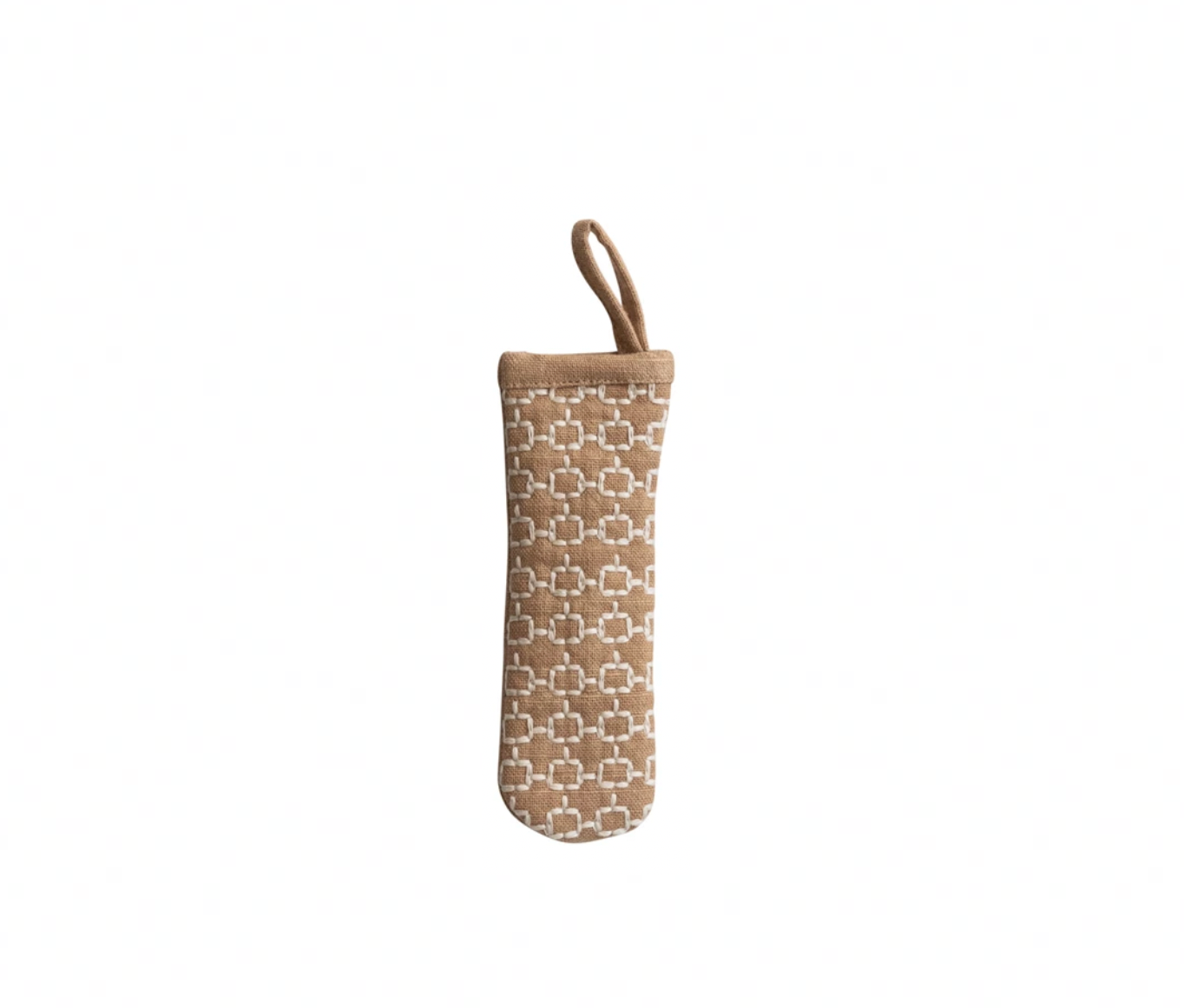 Embroidered Cotton Pot Handle Cover - 4 Colors
