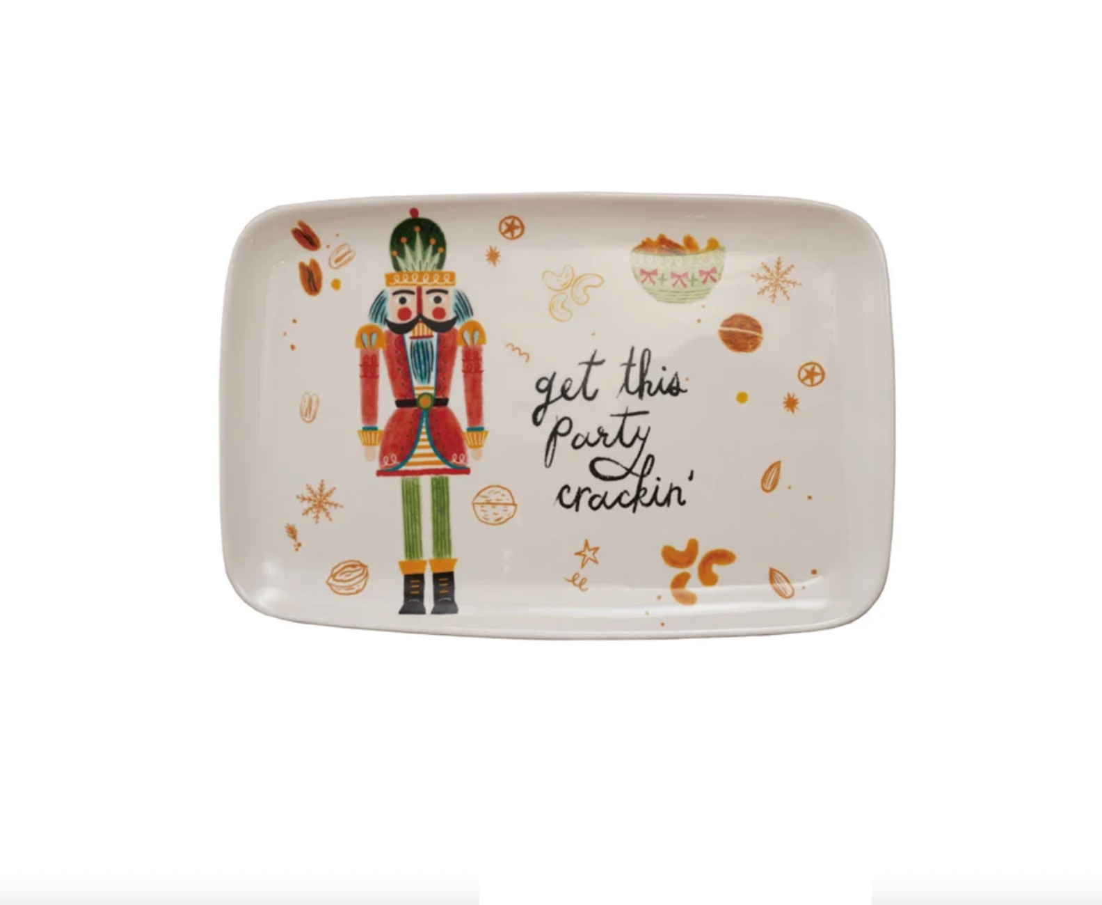 Get This Party Crackin' Stoneware Platter