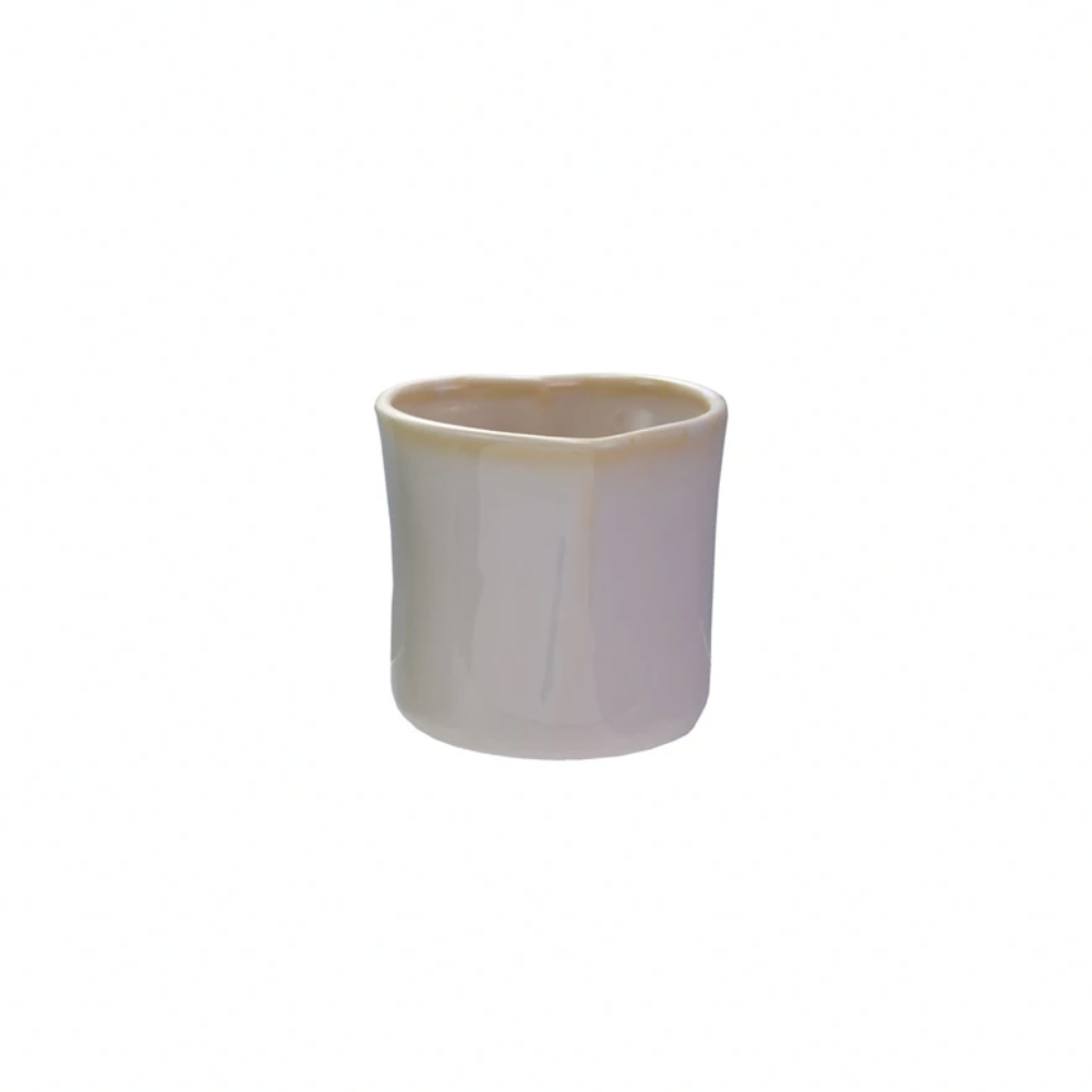 Stoneware Handle-less Mug - Cream