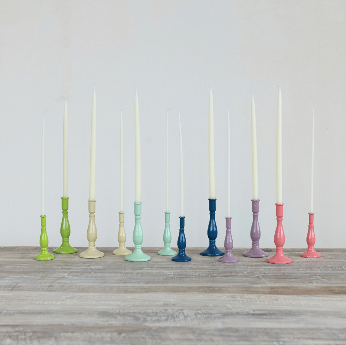Cast Iron Taper Holder - 6 Colors