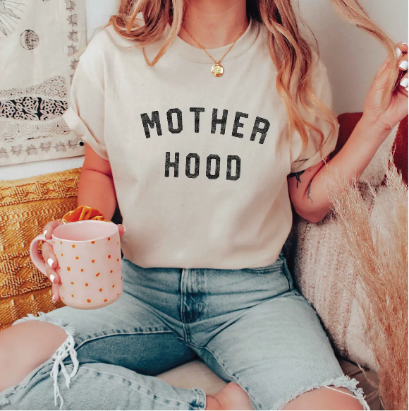 Mother Hood Graphic T-Shirt - Vintage White