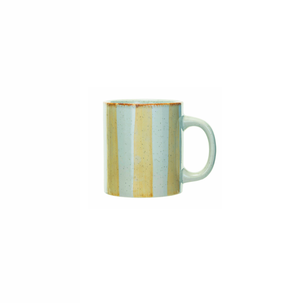 Yellow stripes mugs