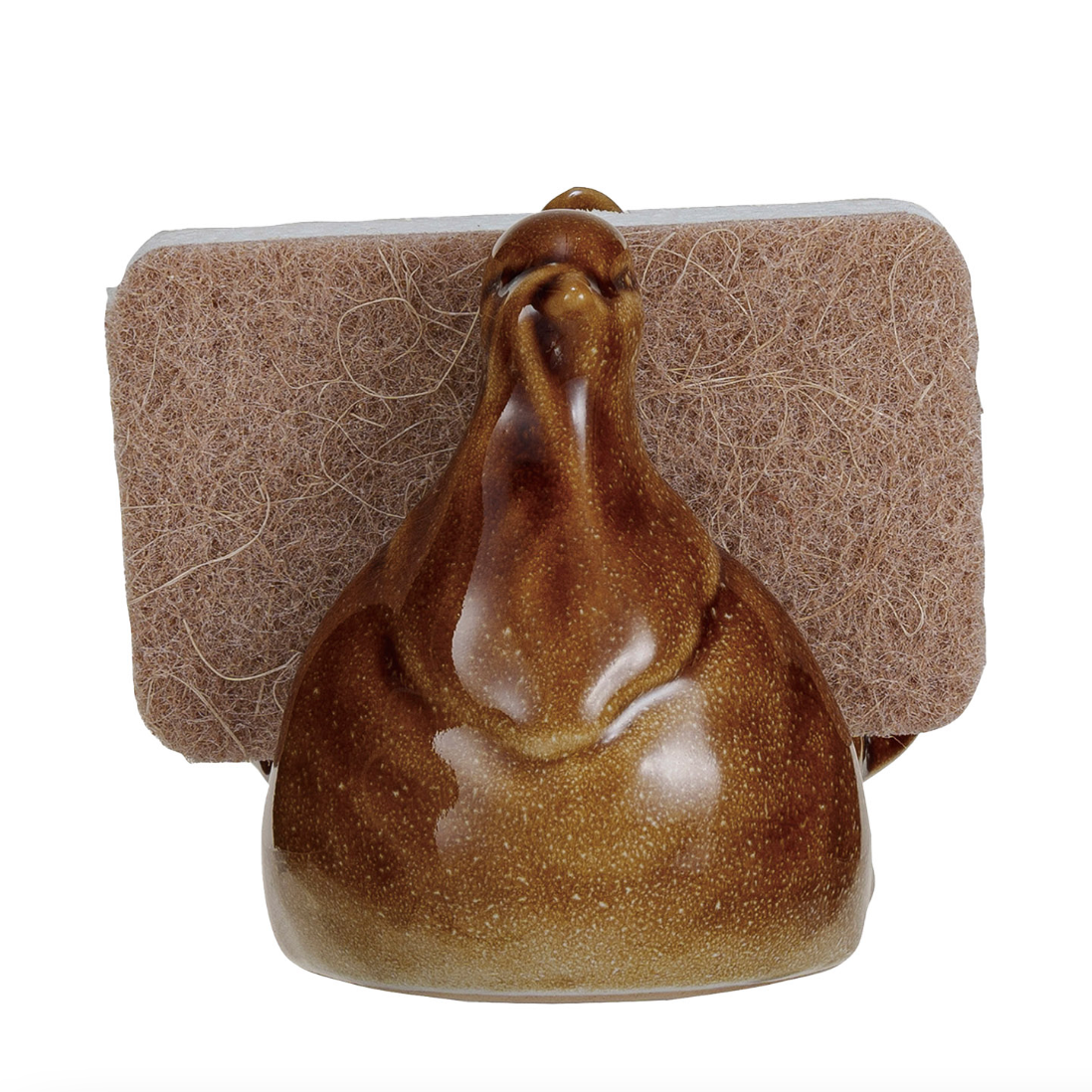Stoneware Turkey Sponge Holder