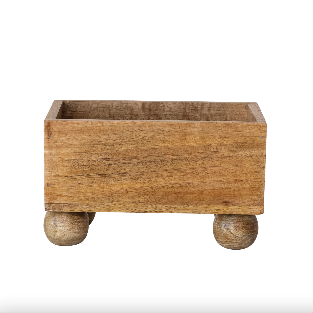 Mango Wood Balled Feet Container
