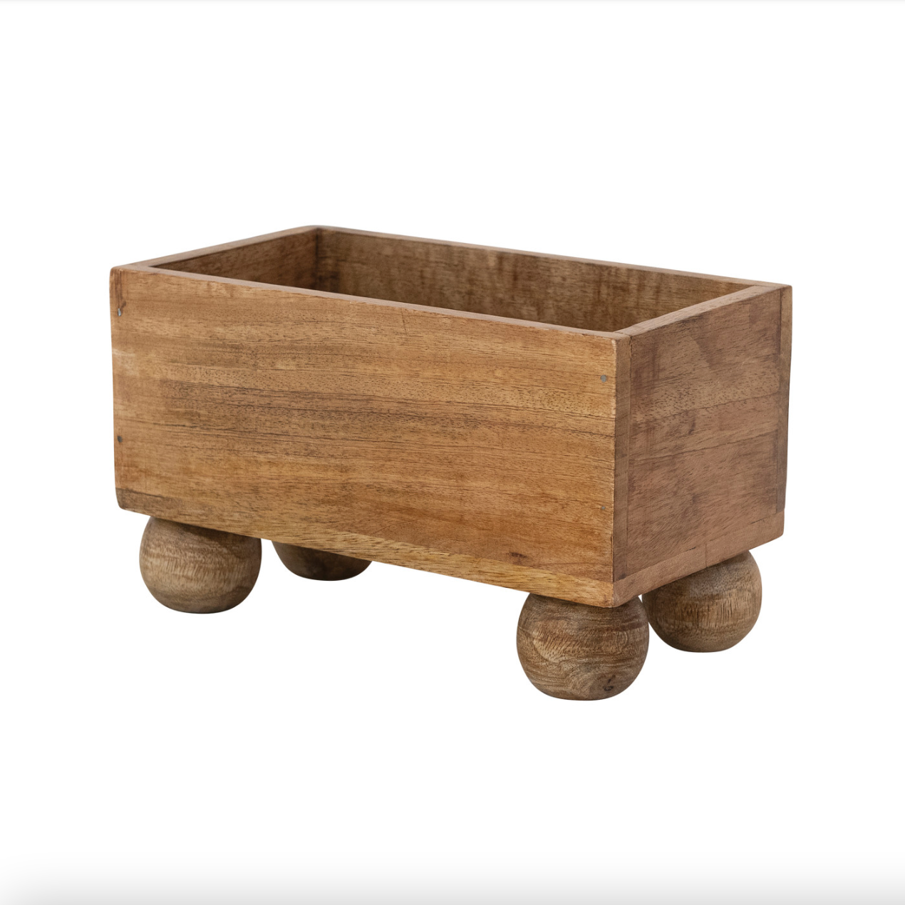Mango Wood Balled Feet Container