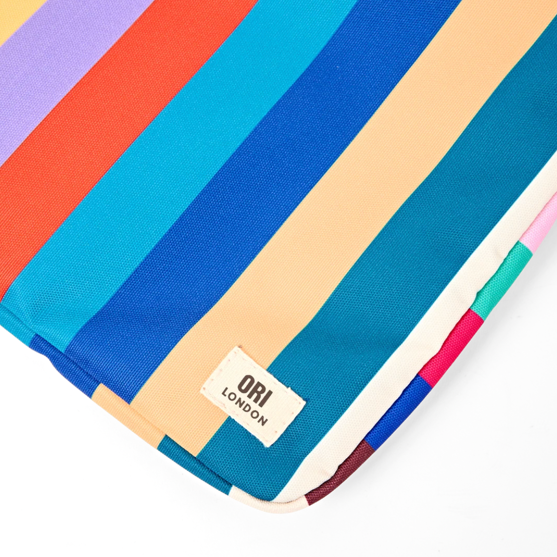 Brick Lane Laptop Sleeve in Wide Multi Stripe