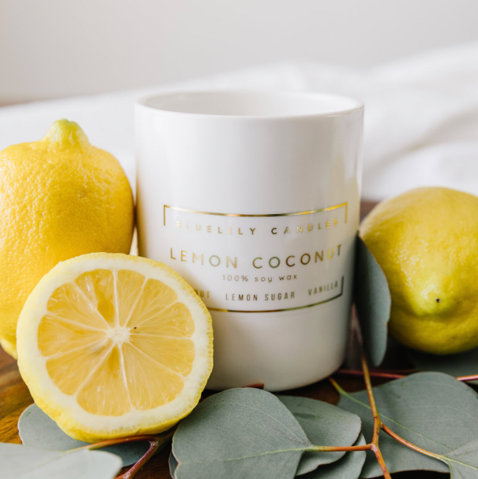 Lemon Coconut Candle