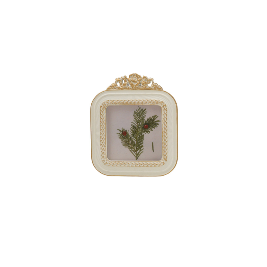 Resin Baroque Square Photo Frame