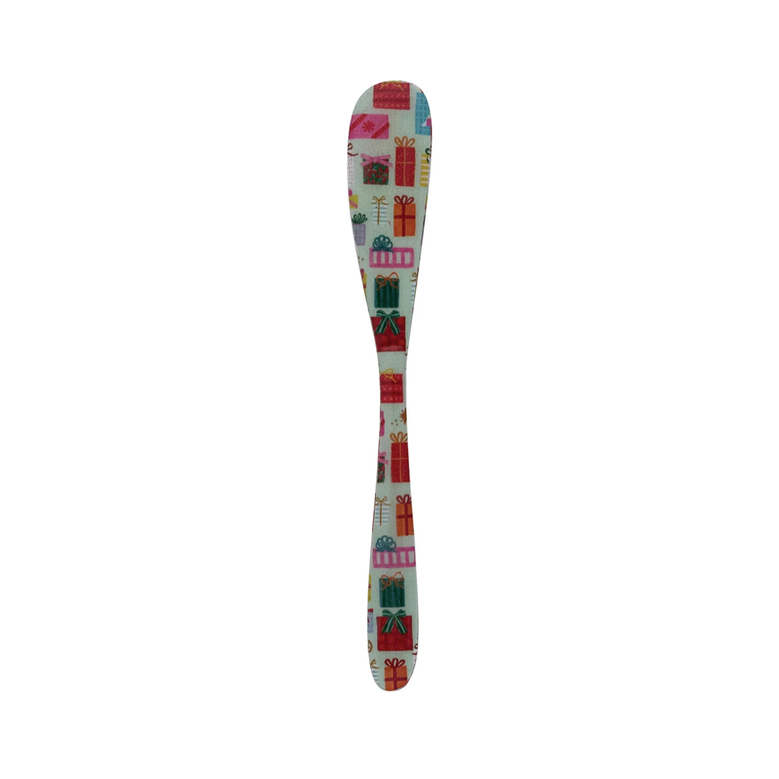 Enameled Stainless Steel Knife with Christmas Presents Pattern