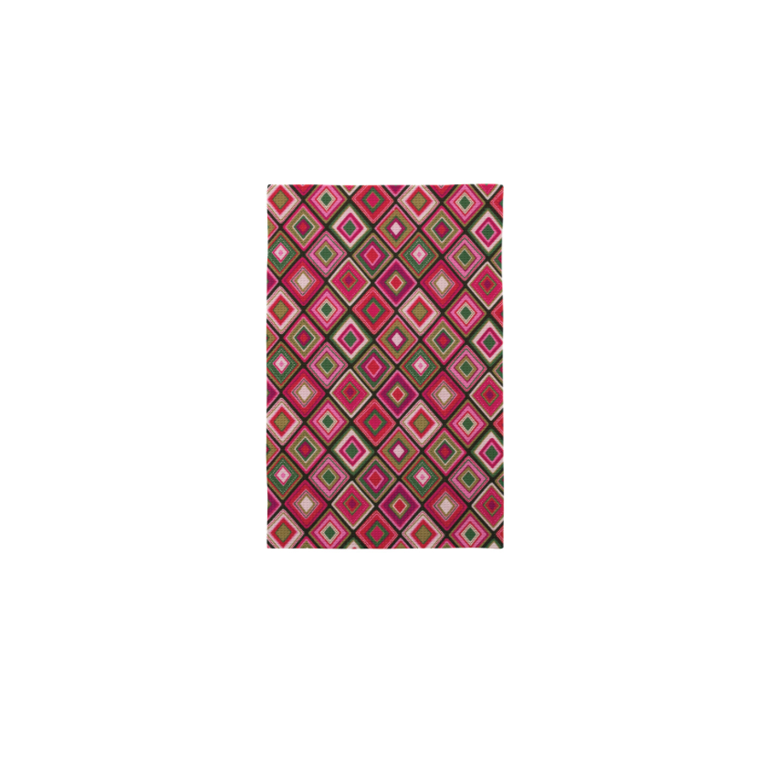 Retro Holiday Microfibre Tea Towel - diamond