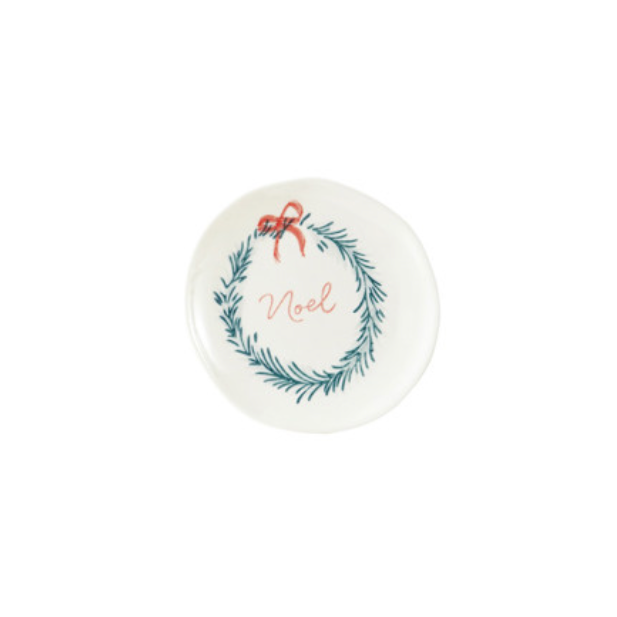 Stoneware Holiday Plates - Noel