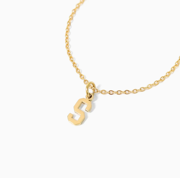 Small Sport Letter Charms