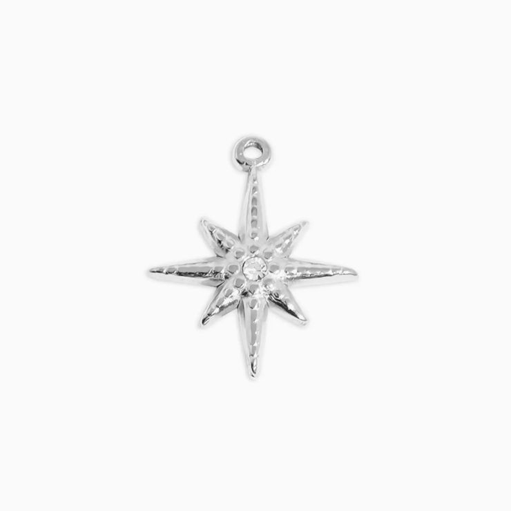 Compass Star Charm