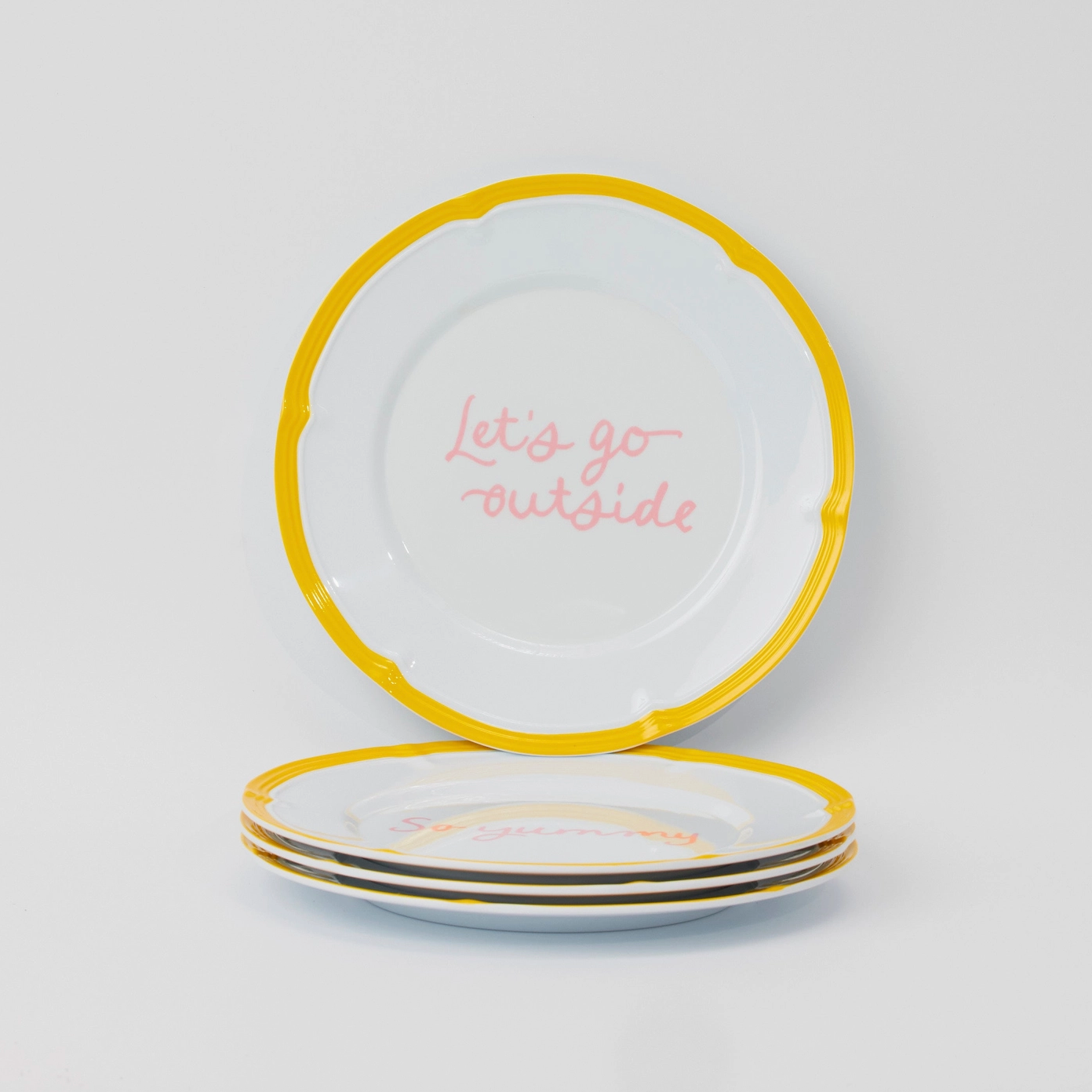 Let's Go Outside Melamine Plate